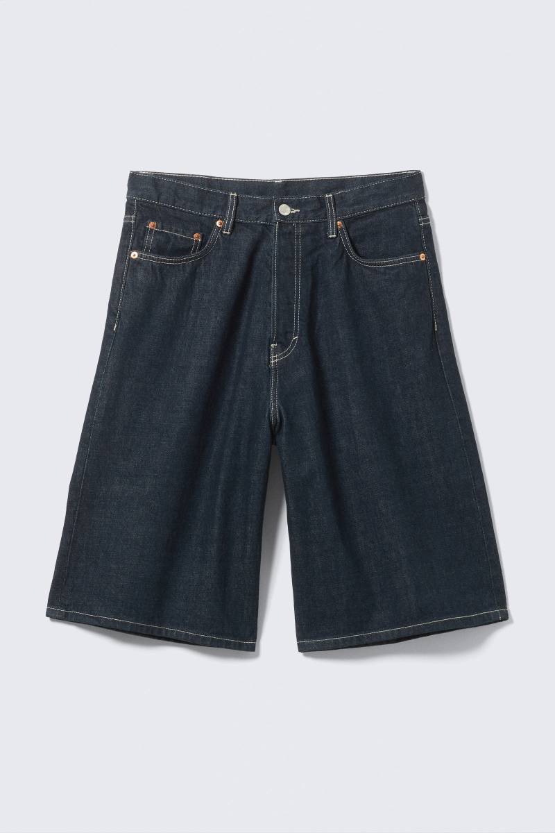 Astro Denim Loose Baggy Shorts von Weekday