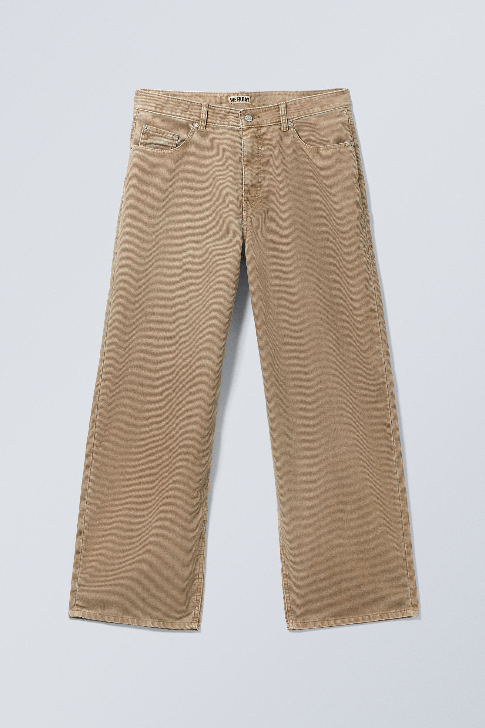 Astro Loose Baggy Corduroy Trousers von Weekday