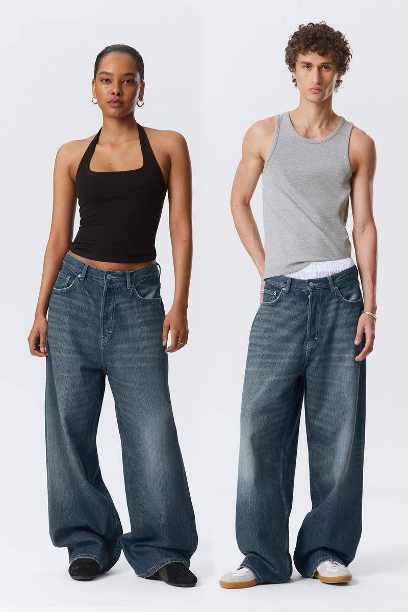 Astro Loose Baggy Leg Jeans von Weekday