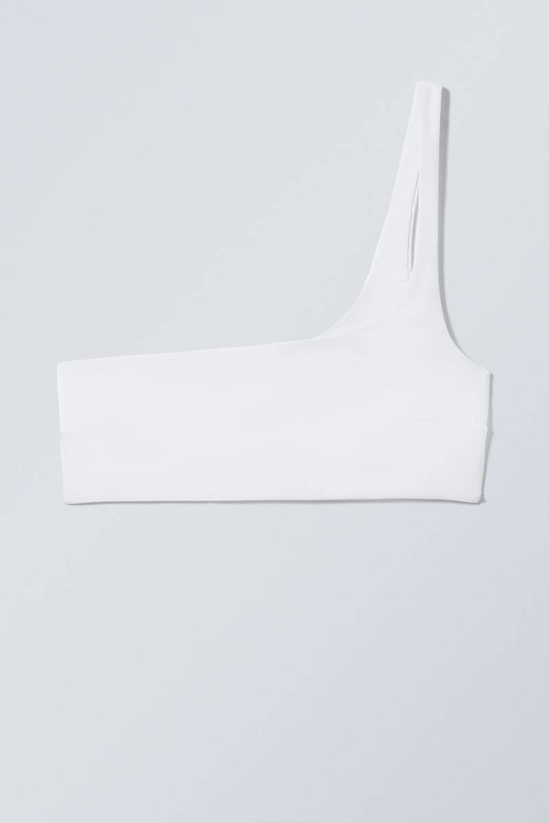 Asymmetric One-Shoulder Bikini Top von Weekday