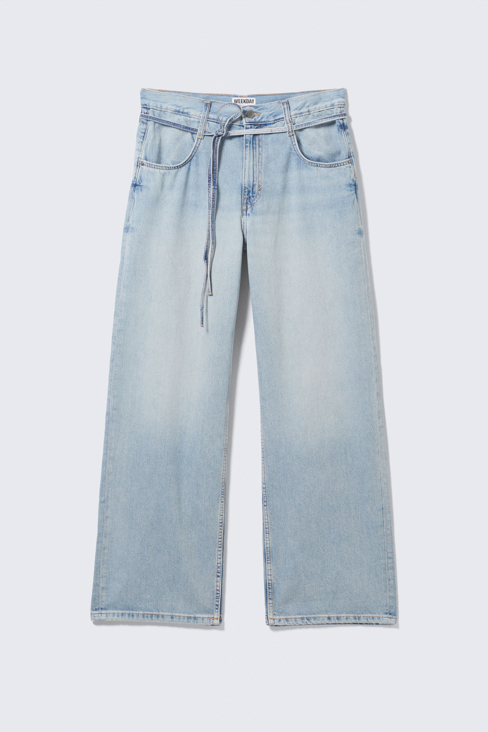 Barrique Mid Rise Loose Wide Leg Jeans von Weekday