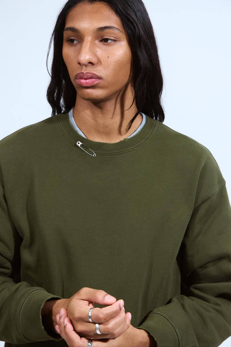 Boxy Distressed Sweatshirt von Weekday