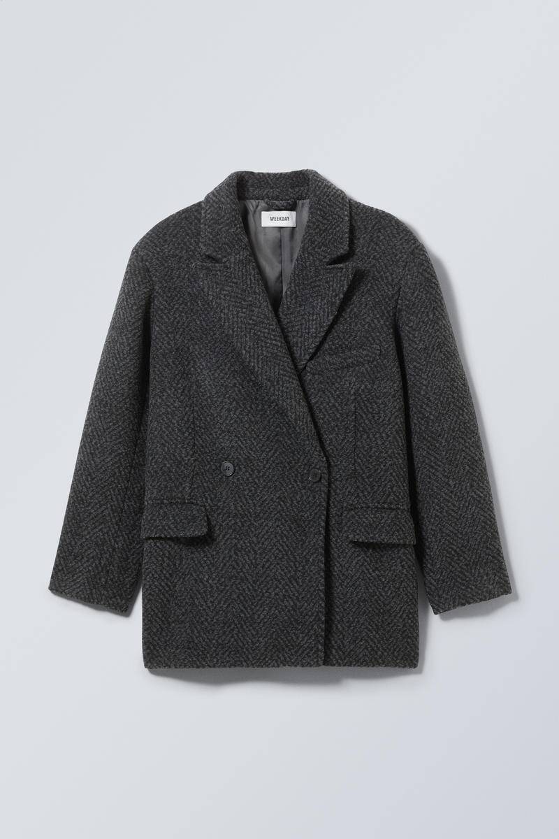 Carla Oversized Wool Blend Jacket von Weekday