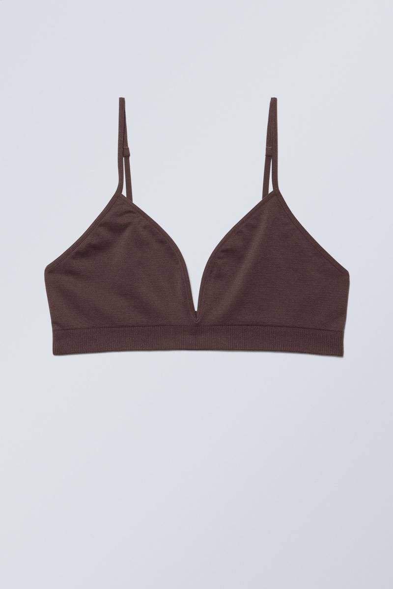 Cat Soft Triangle Bra von Weekday