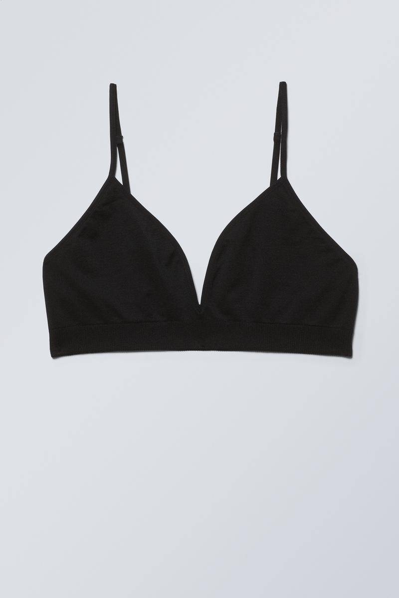 Cat Soft Triangle Bra von Weekday