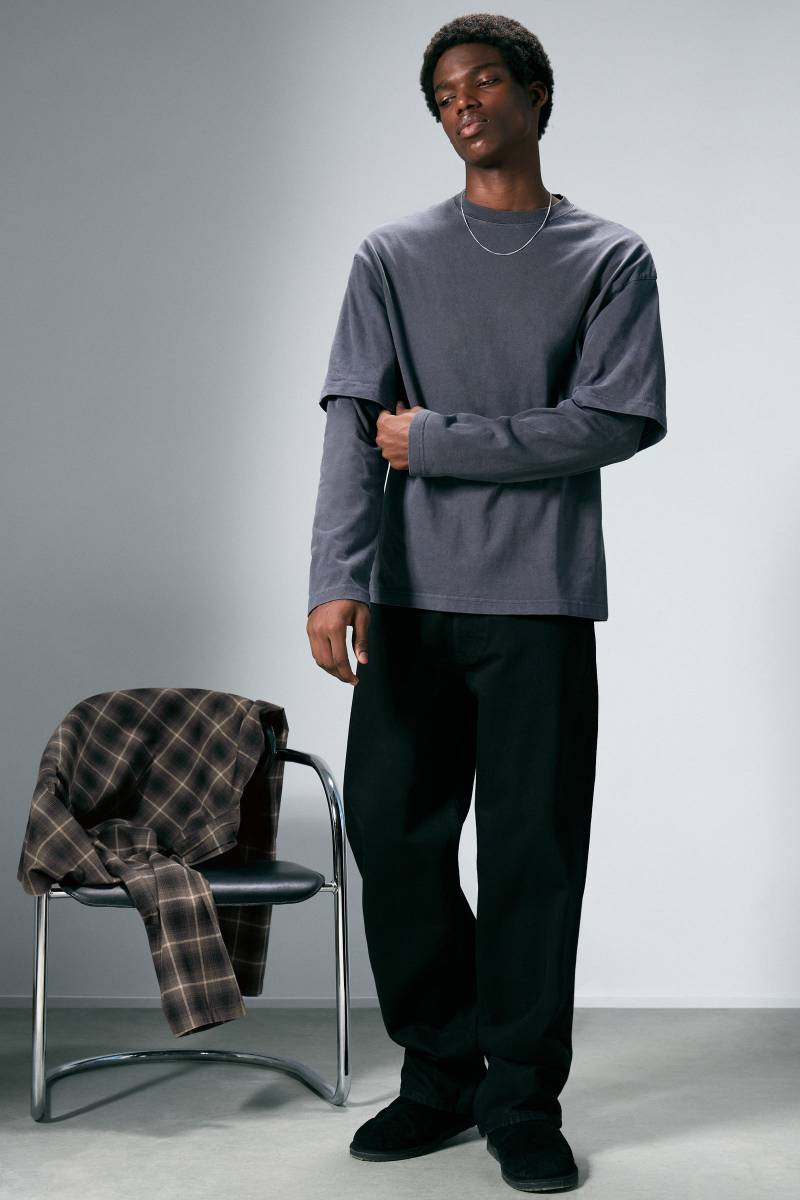 Double-Layered Cotton T-shirt von Weekday