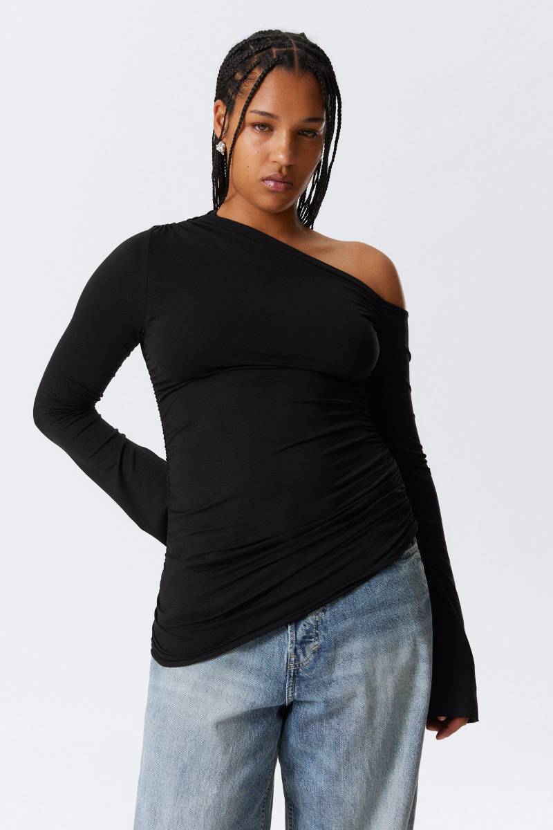 Drape Asymmetric Lyocell Top von Weekday