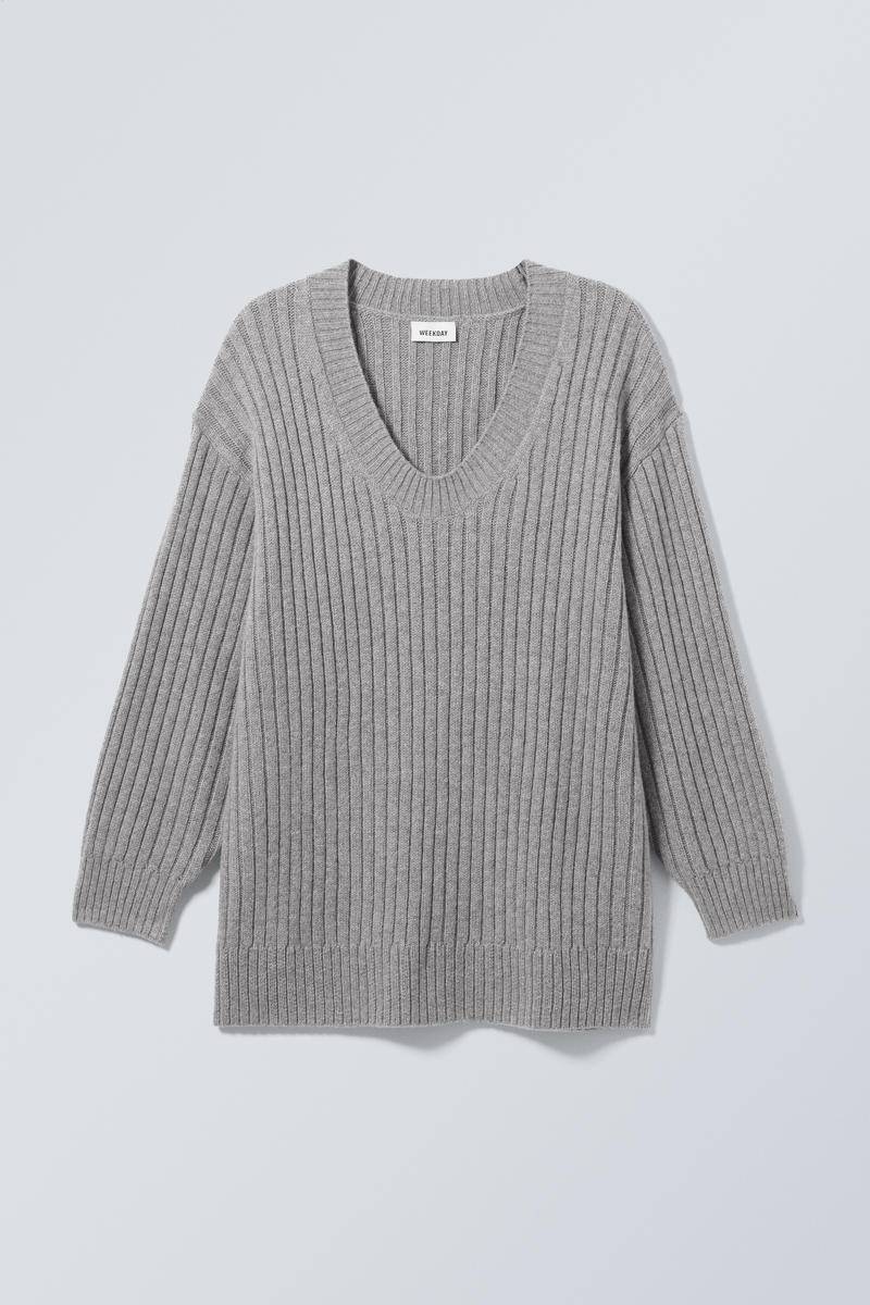 Eden Oversized Wool Blend Sweater von Weekday