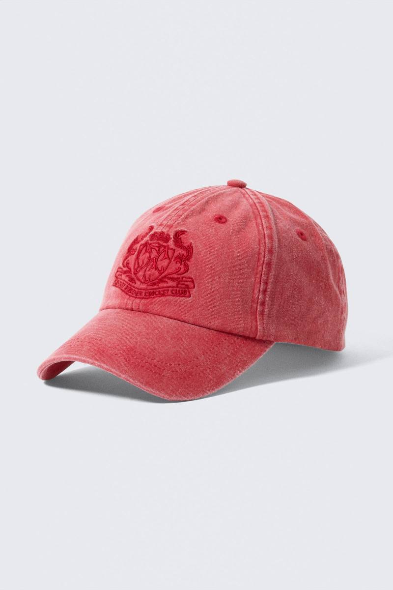 Embroidered Baseball Cap von Weekday