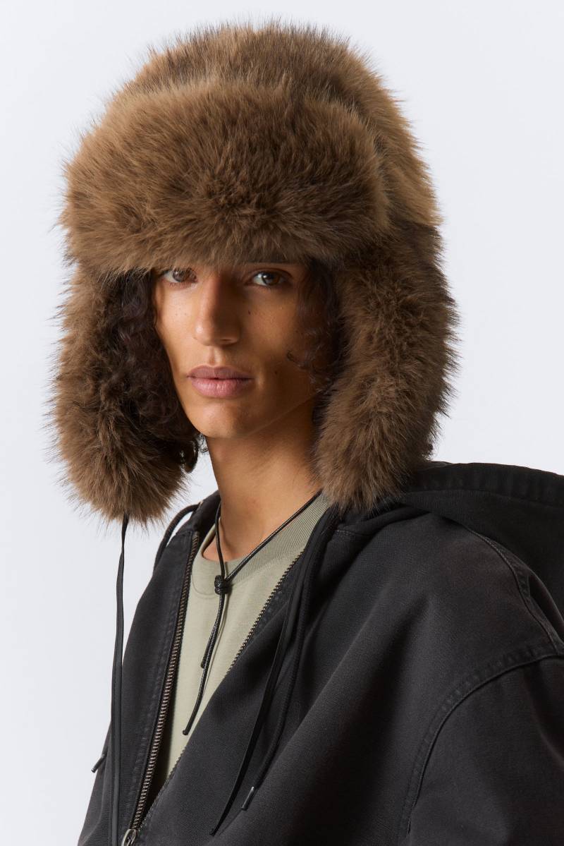 Faux Fur Trapper Hat Faux Fur Trapper Hat von Weekday