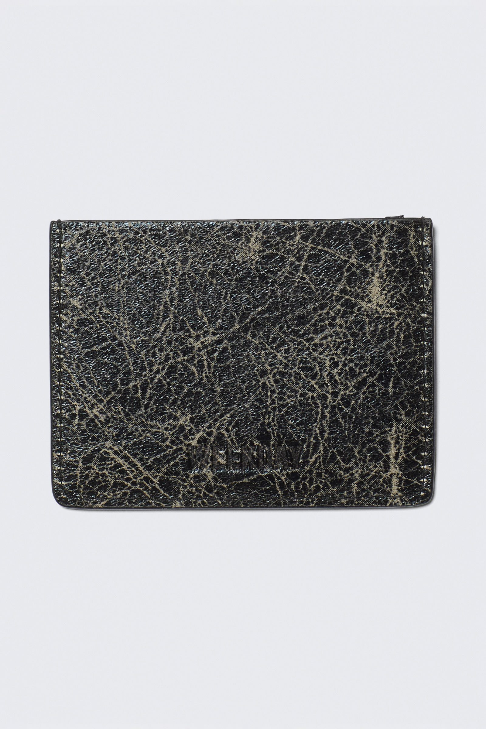 Faux Leather Card Holder von Weekday