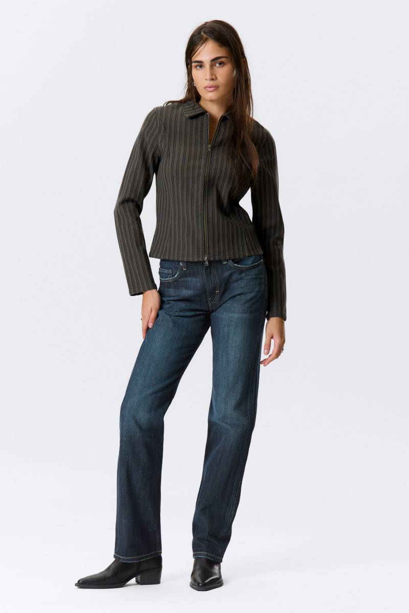 Fitted Corduroy Zip-Up Jacket Fitted Corduroy Zip-Up Jacket von Weekday