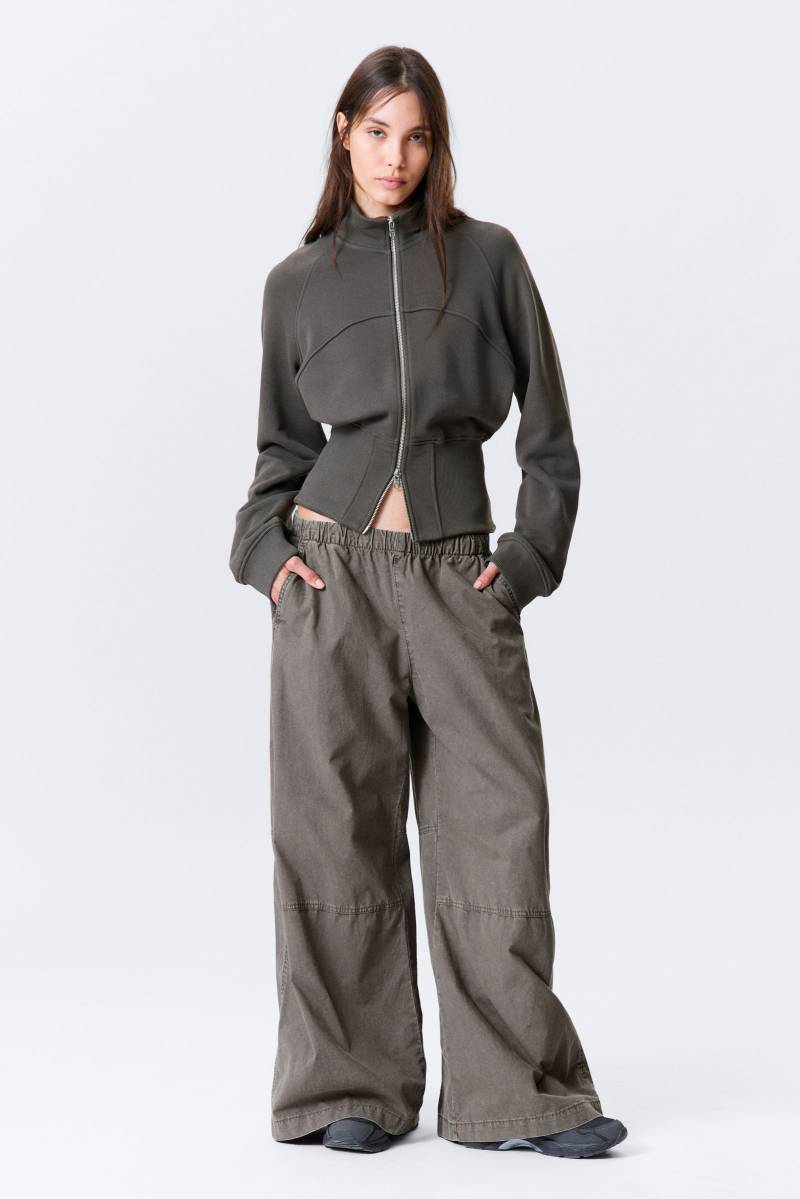 Fitted Cotton Track Jacket von Weekday