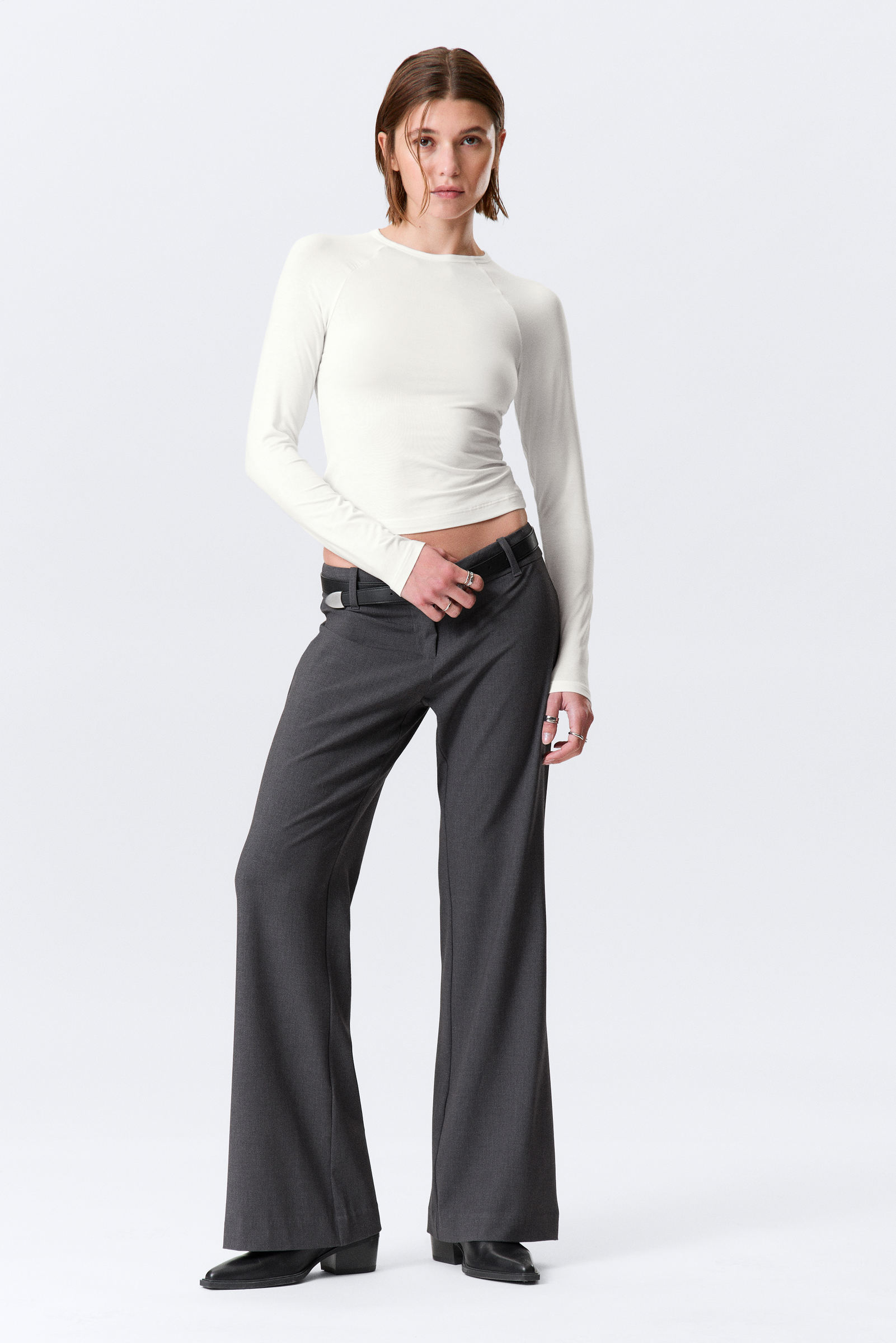 Fitted Raglan-Sleeved Top von Weekday