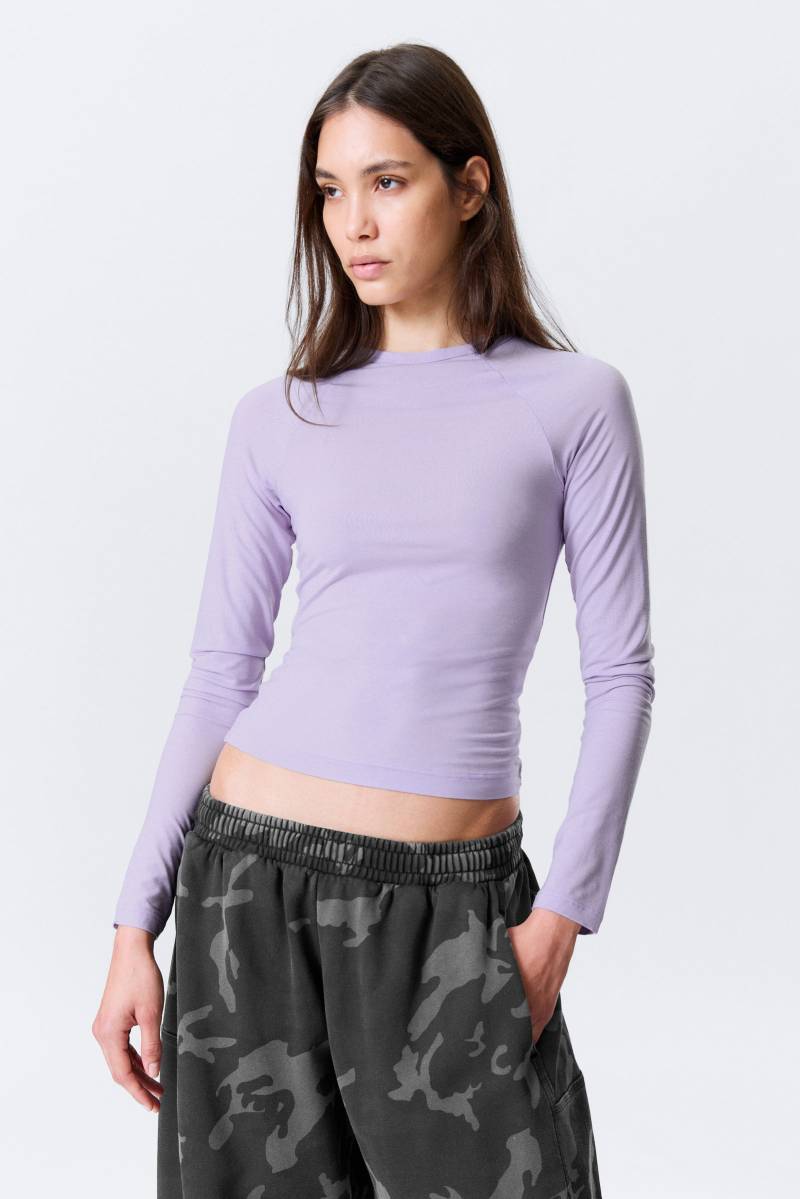 Fitted Raglan-Sleeved Top von Weekday