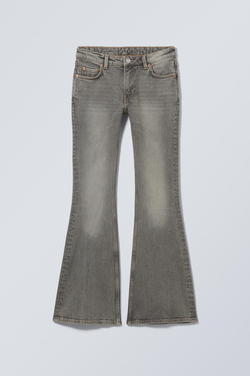 Flame Low Rise Slim Flared Leg Jeans Flame Low Rise Slim Flared Leg Jeans von Weekday