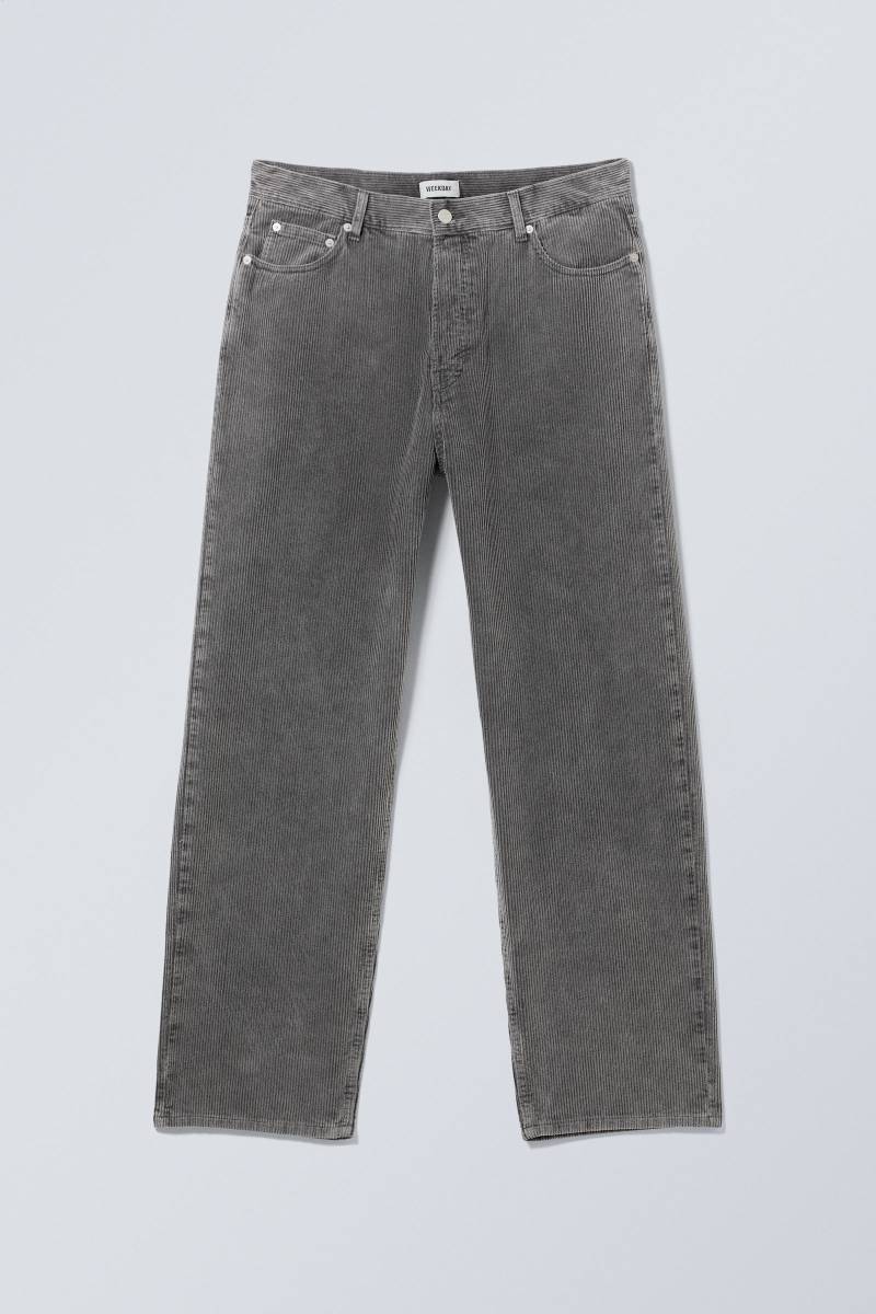 Galaxy Loose Straight Cord Trouser von Weekday