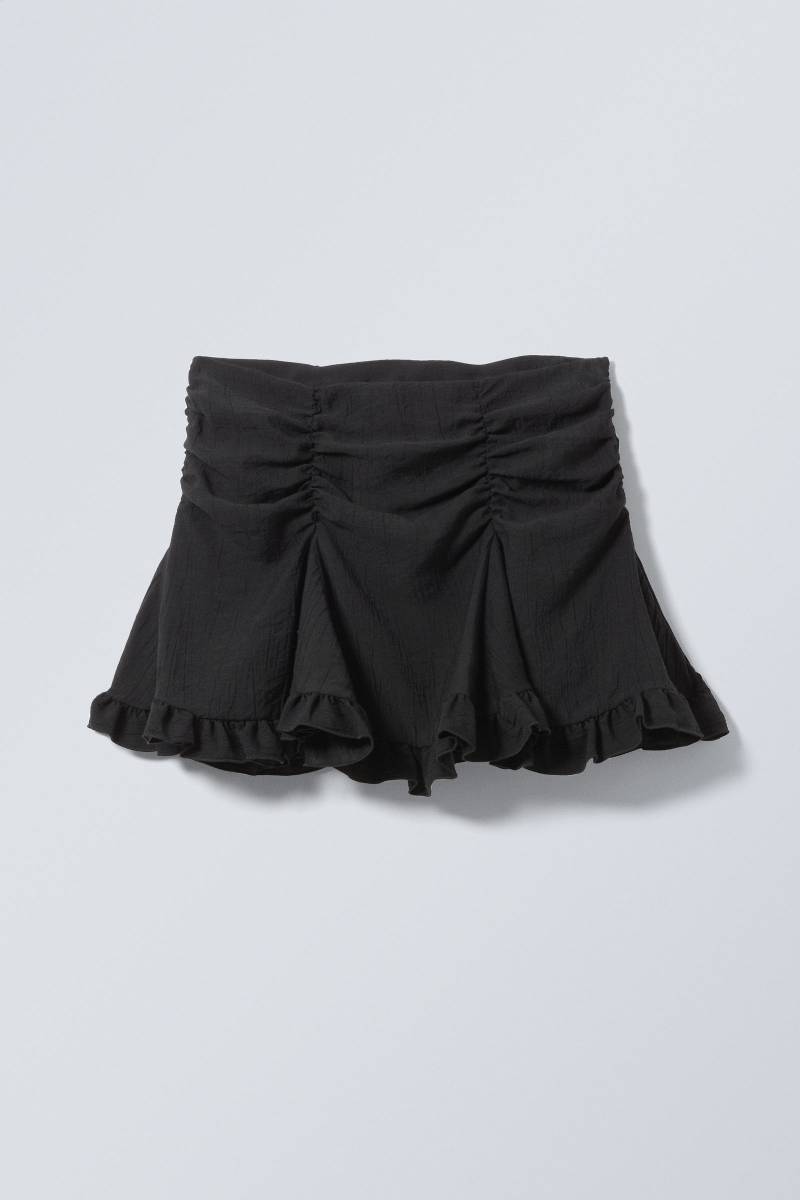 Gathered Mini Skirt von Weekday