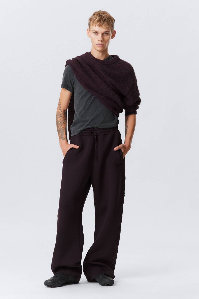 Graphic Loose Fit Scuba Sweatpants von Weekday