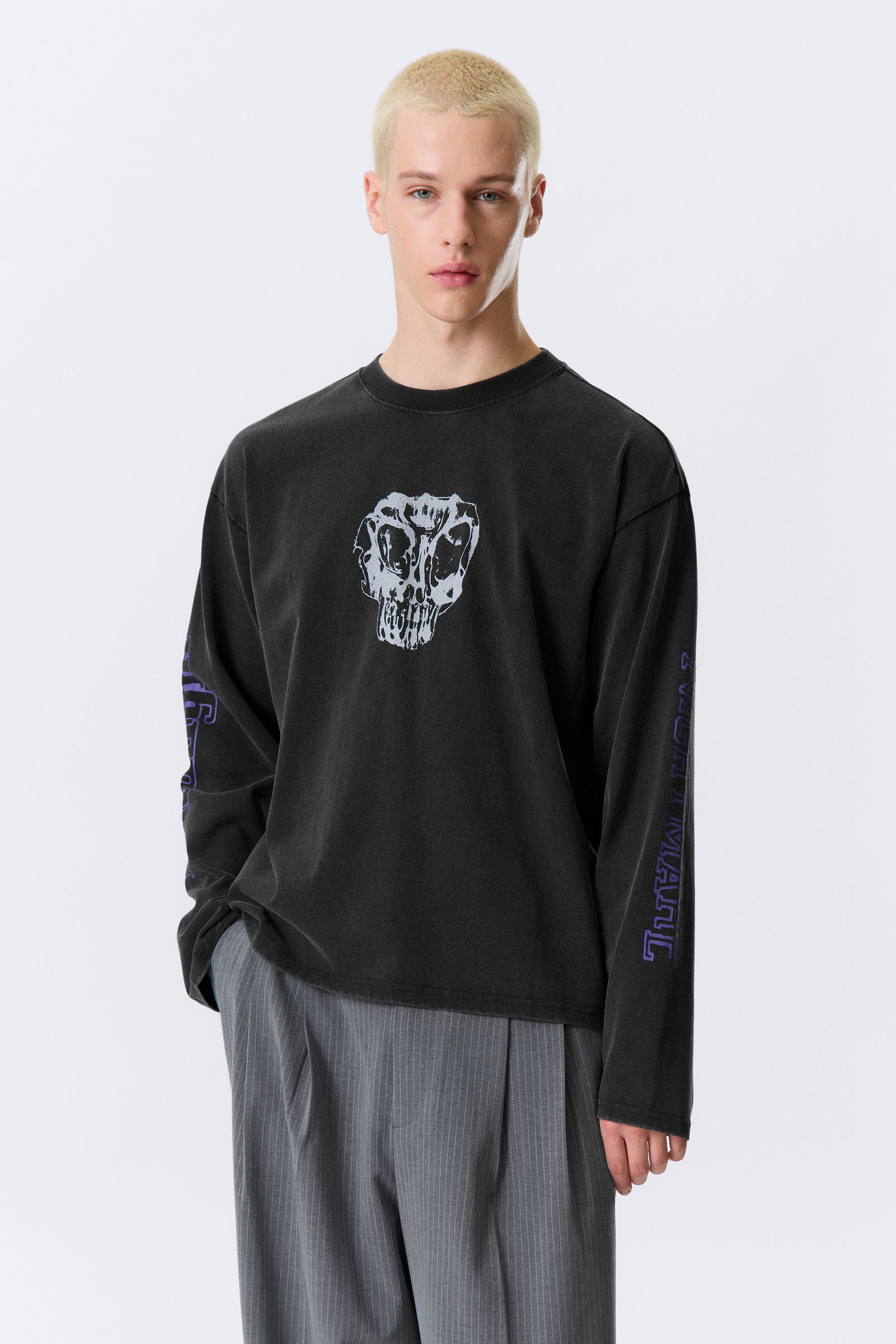 Great Boxy Graphic Long Sleeve T-shirt von Weekday