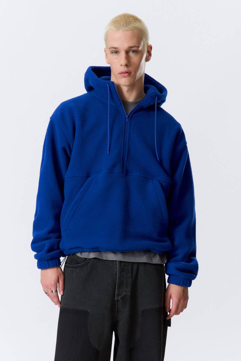 Half-Zip Fleece Hoodie von Weekday