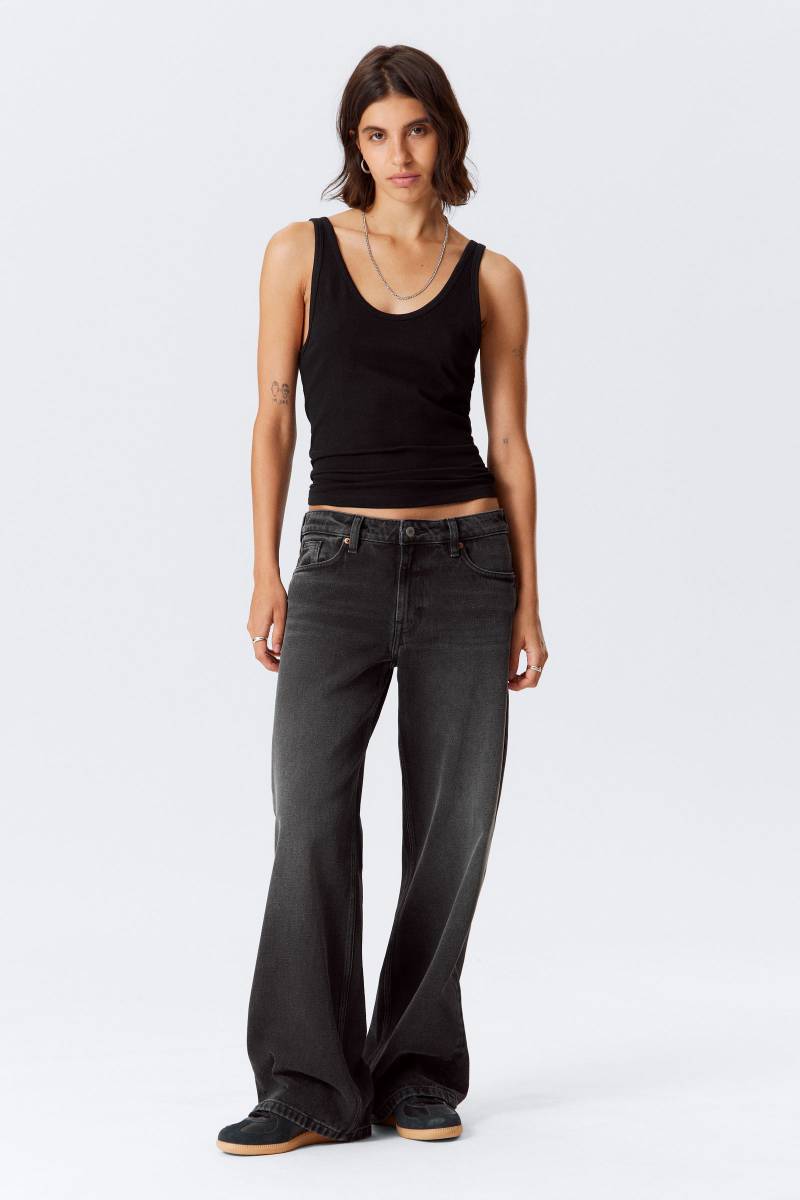 Imoo Low Rise Loose Wide Leg Jeans von Weekday