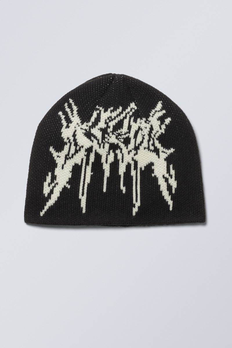 Jacquard-Knit Beanie von Weekday