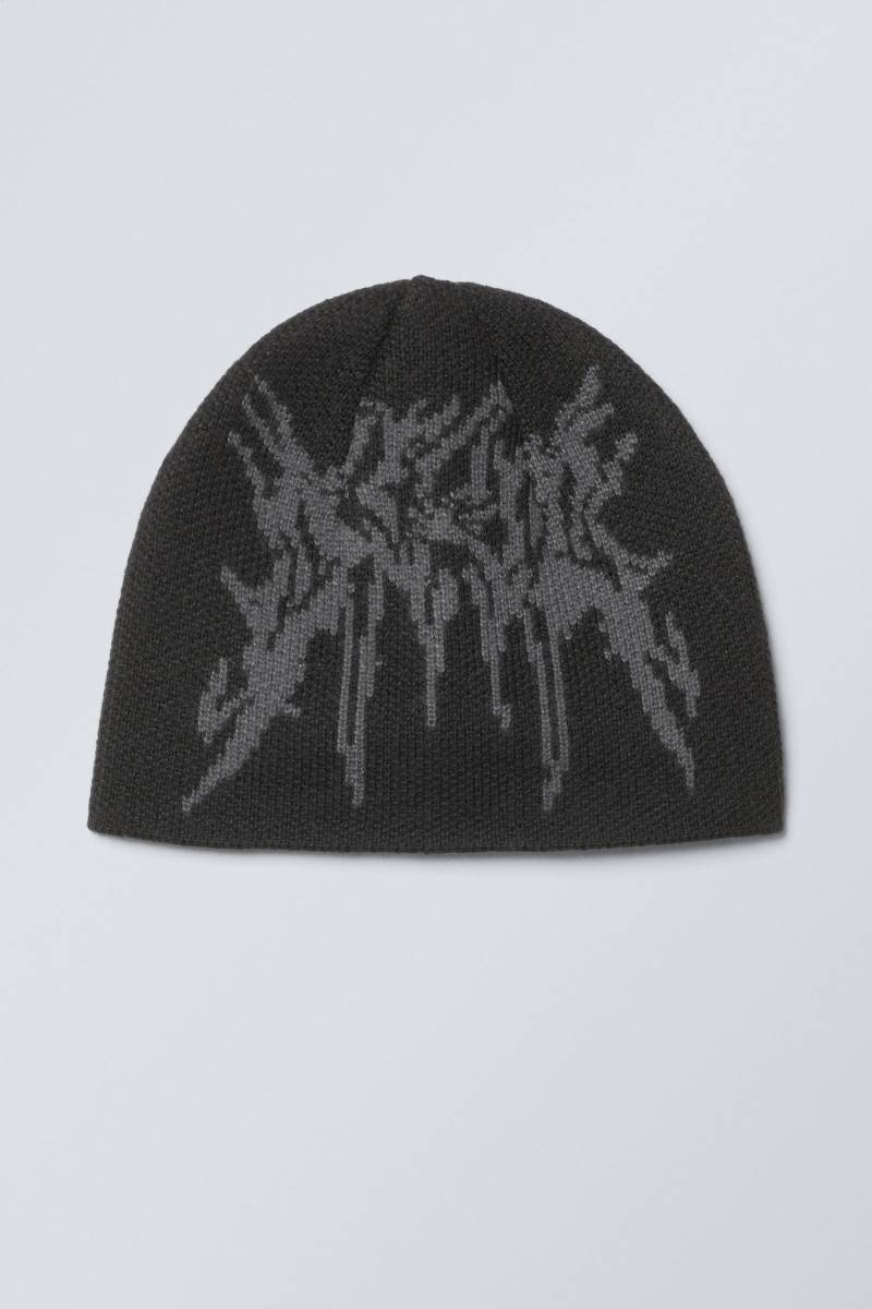 Jacquard-Knit Beanie von Weekday