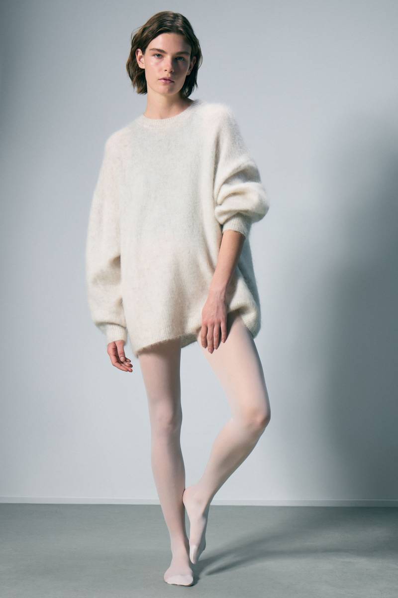 Knitted Oversized Mohair-Blend Sweater von Weekday