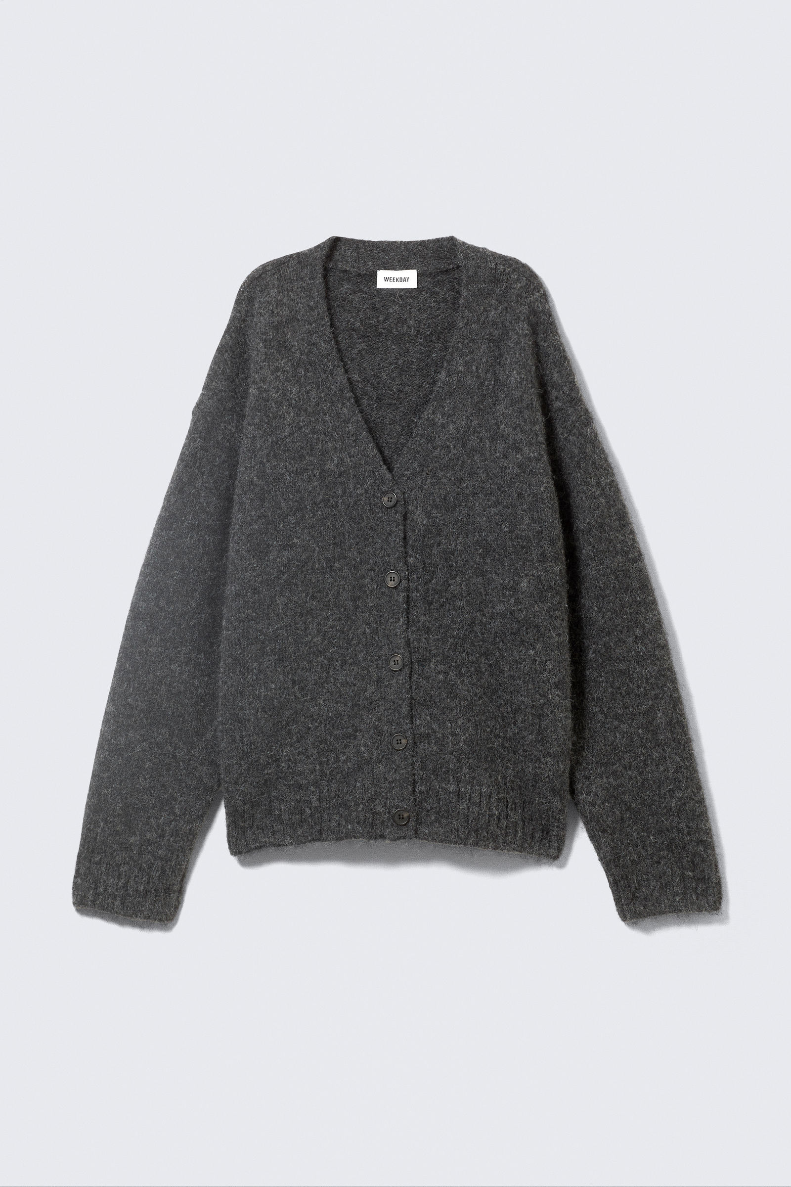 Knitted Single-Breasted Cardigan von Weekday