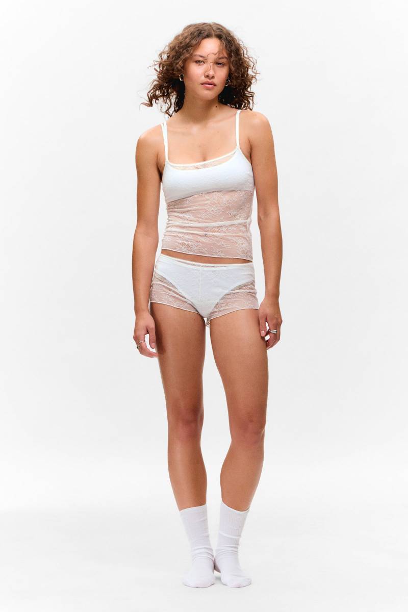 Lace Pyjama Boxer Shorts von Weekday