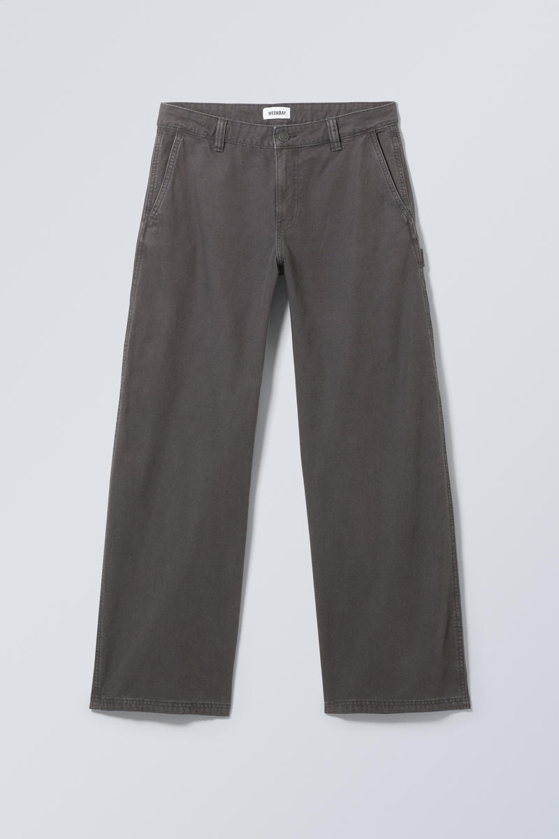 Loose Carpenter Canvas Trousers von Weekday