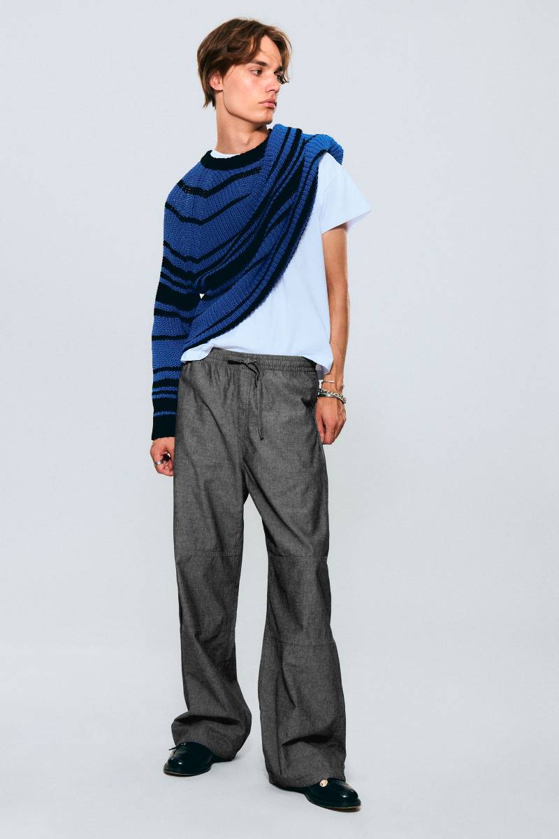 Loose Chambray Denim Trousers von Weekday