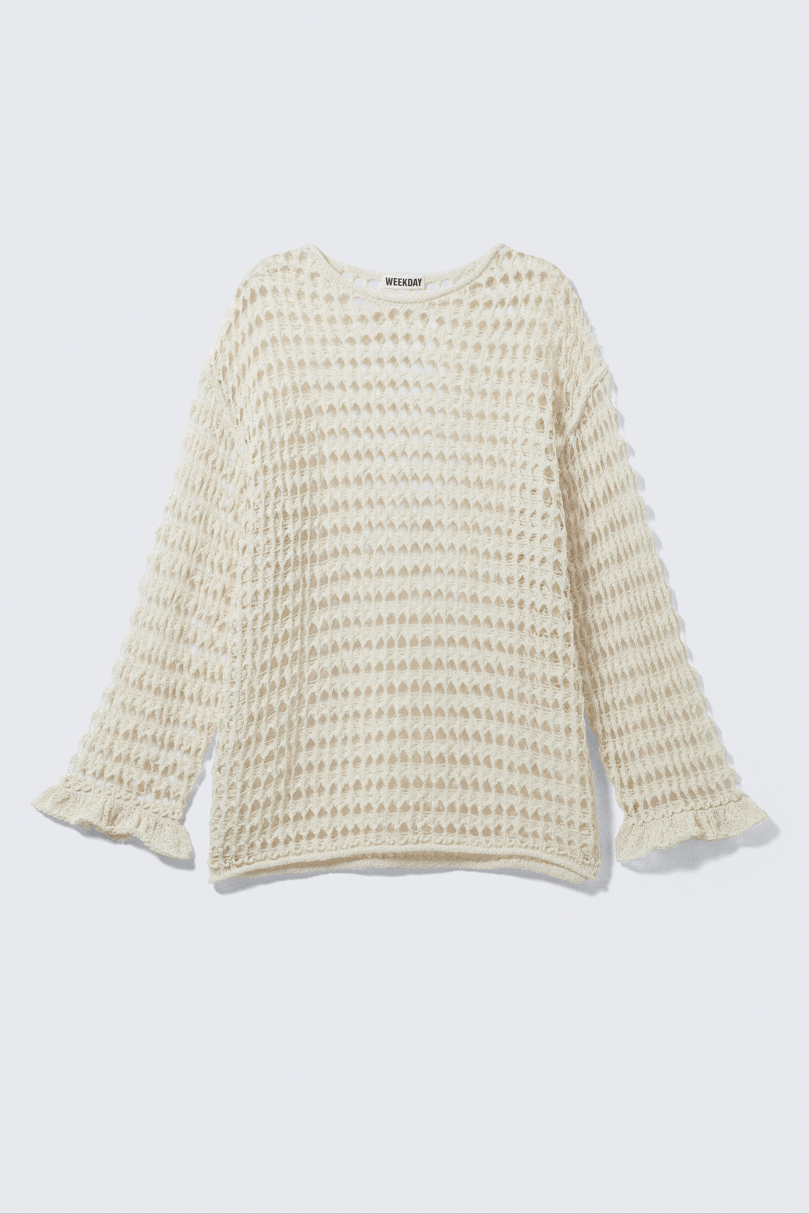 Loose Fit Open-Knit Sweater von Weekday