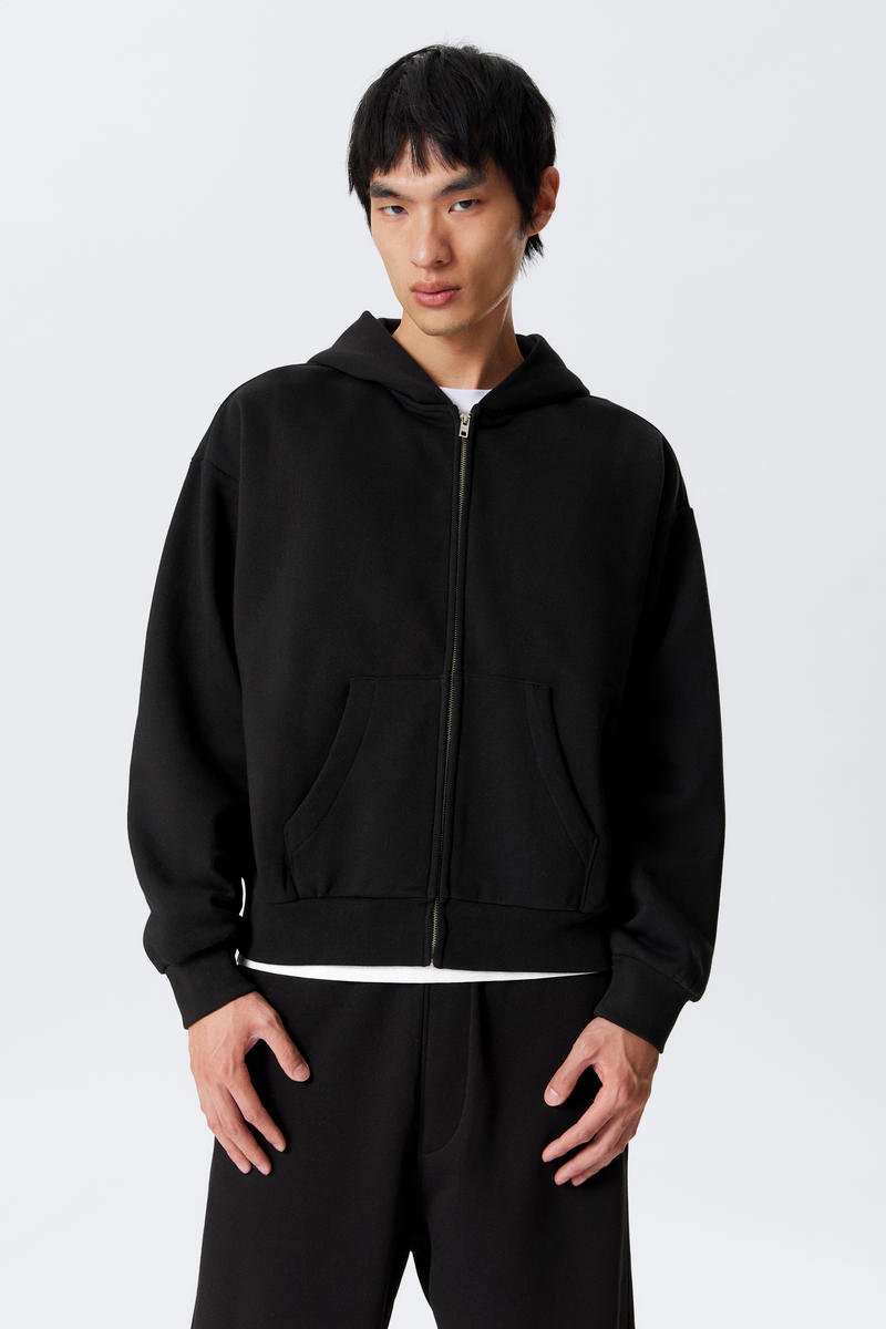 Loose Fit Zip Hoodie Loose Fit Zip Hoodie von Weekday