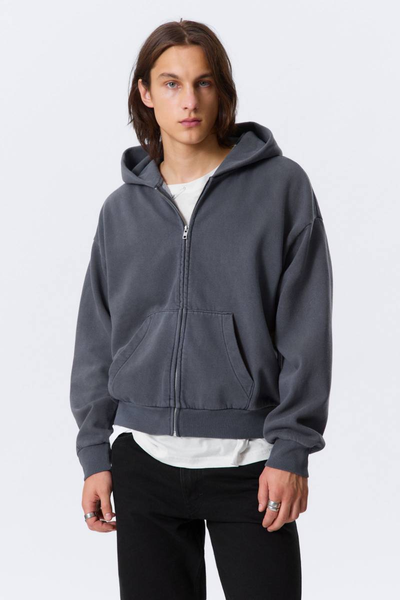 Loose Fit Zip Hoodie von Weekday