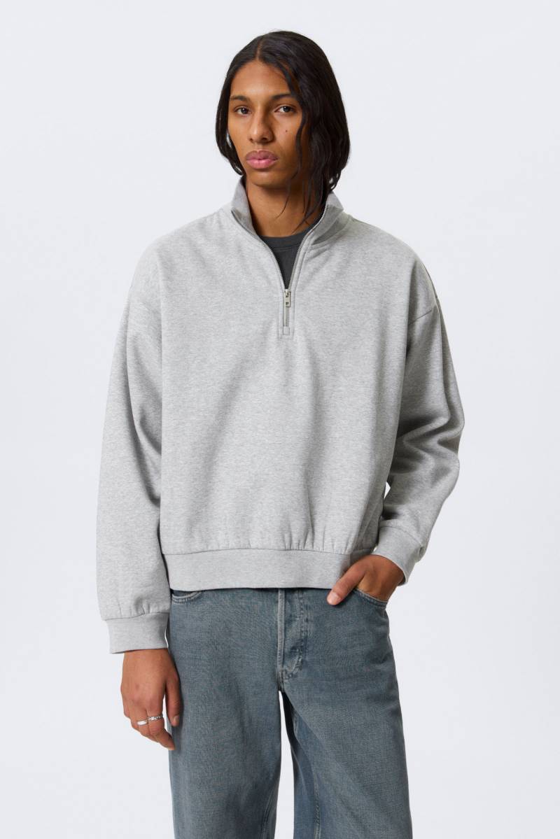 Loose Half Zip Sweatshirt von Weekday