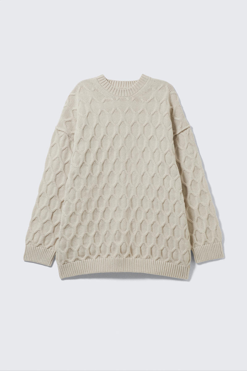 Loose Knitted Structure Sweater Loose Knitted Structure Sweater von Weekday