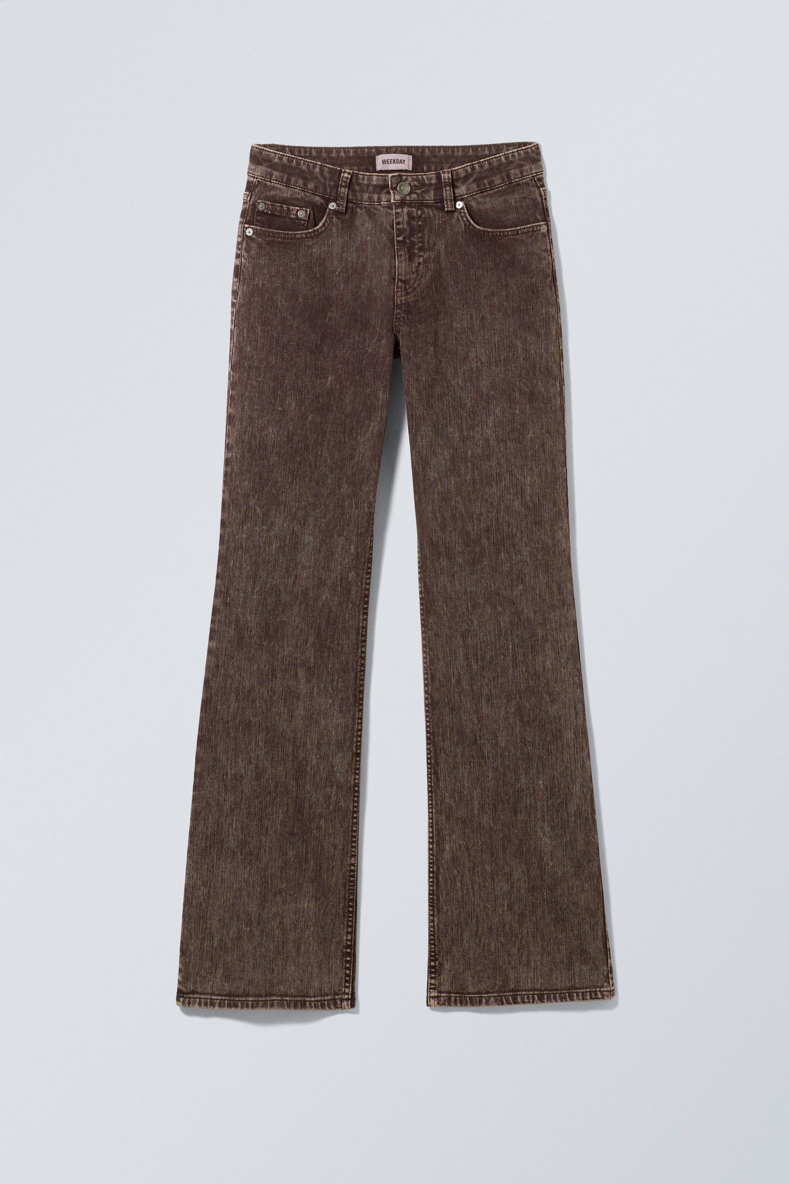 Low Bootcut Cotton Trousers Low Bootcut Cotton Trousers von Weekday