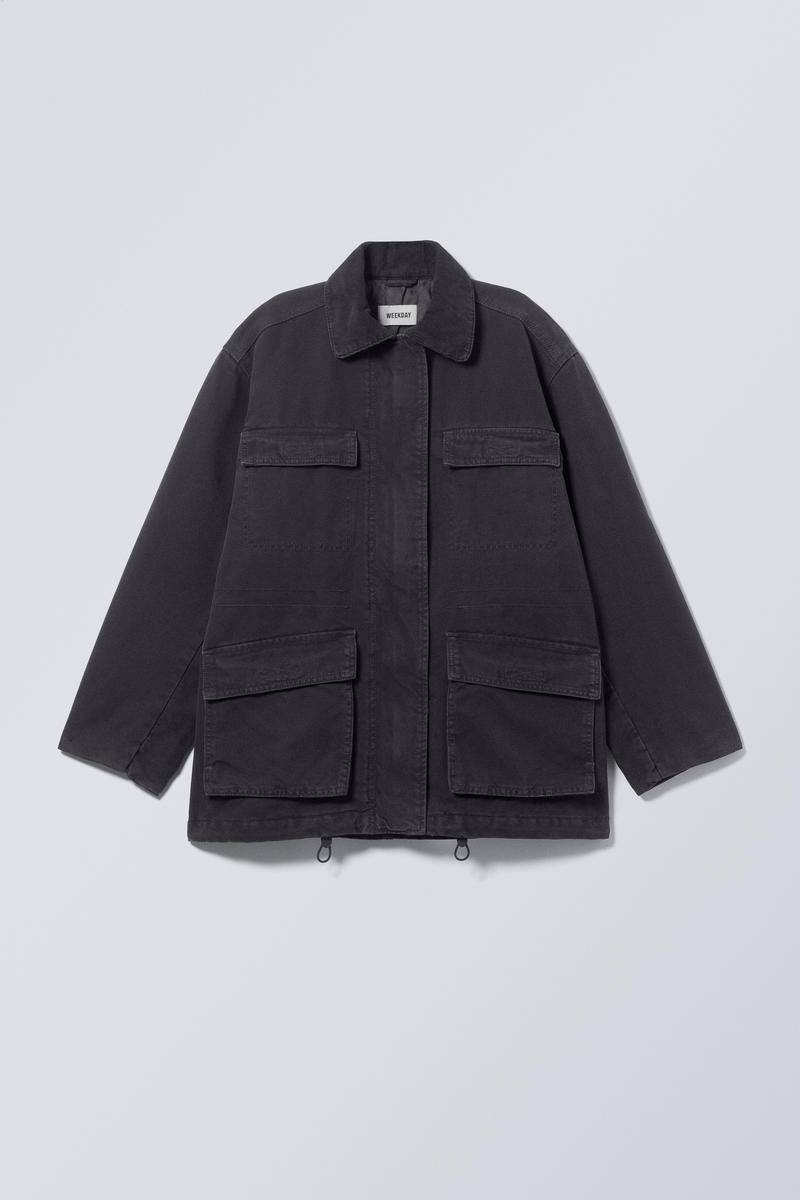 Luca Washed Parka Jacket von Weekday
