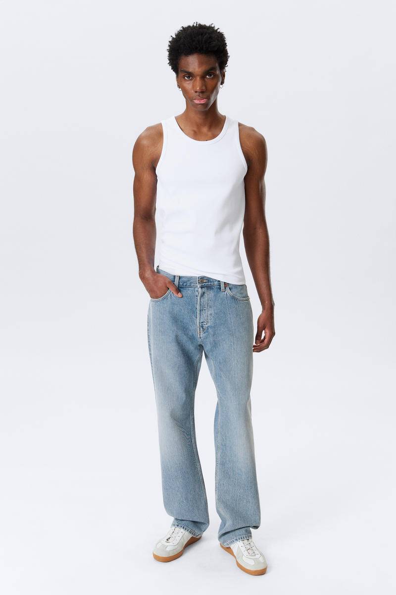 Meteor Low Rise Relaxed Straight Leg Jeans von Weekday