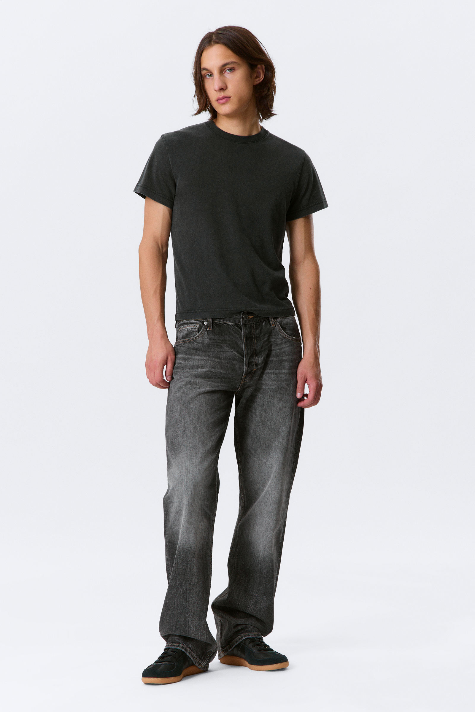 Meteor Low Rise Relaxed Straight Leg Jeans von Weekday