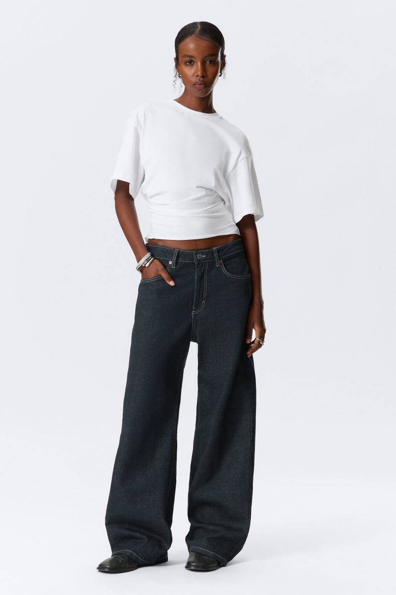 Missy Low Rise Loose Straight Leg Jeans von Weekday