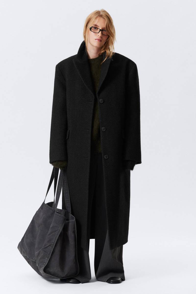OVERSIZED WOOL-BLEND COAT von Weekday