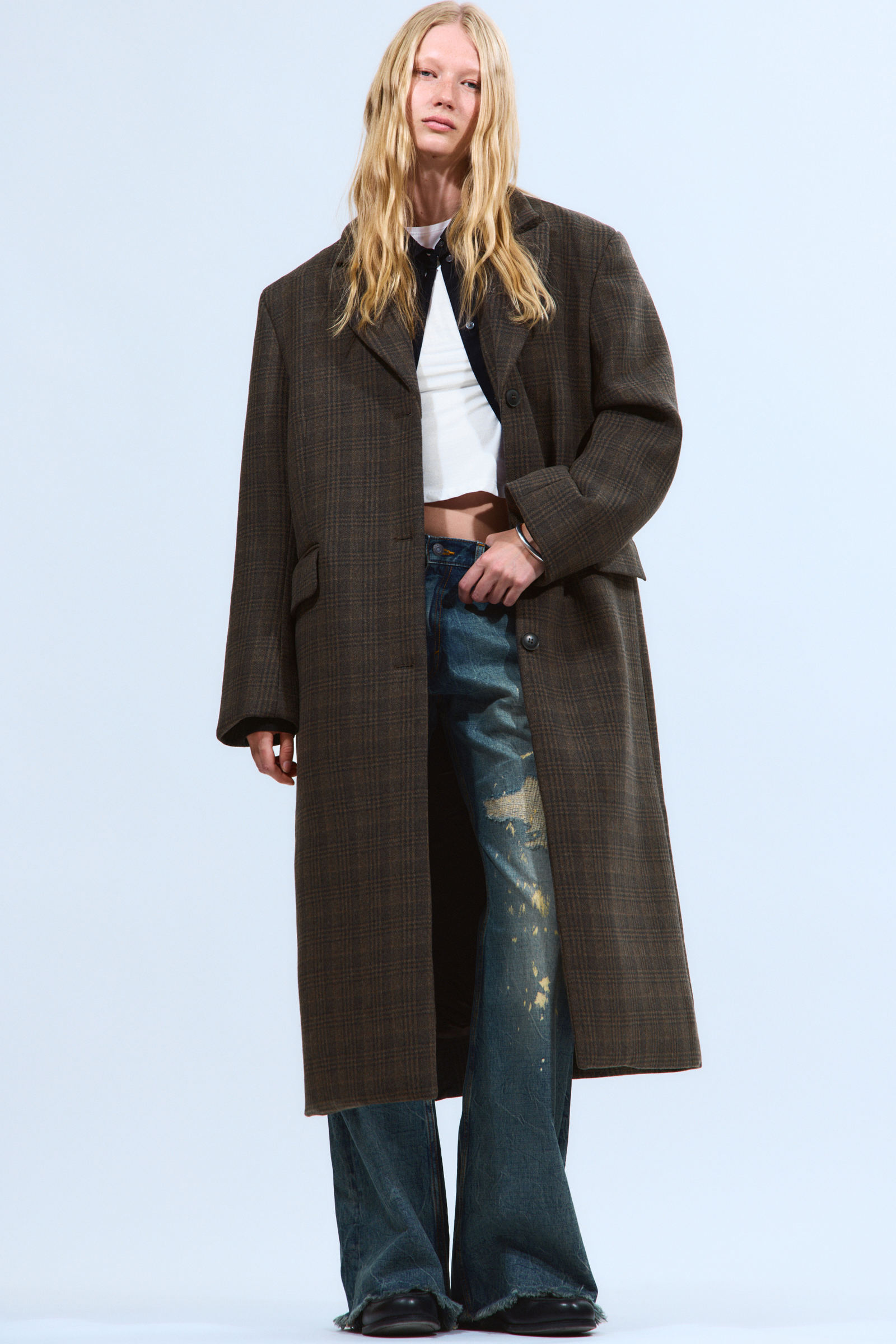 OVERSIZED WOOL-BLEND COAT von Weekday
