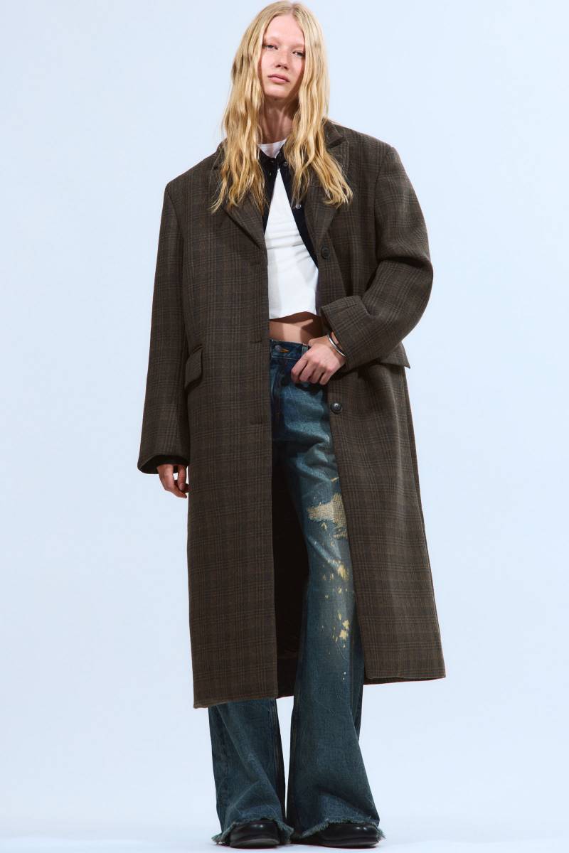 OVERSIZED WOOL-BLEND COAT von Weekday