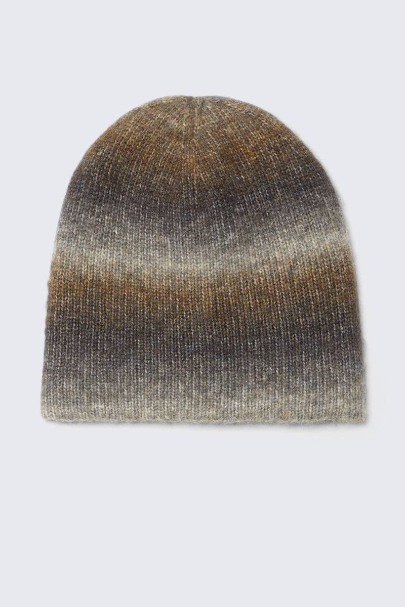 Ombre Striped Beanie von Weekday