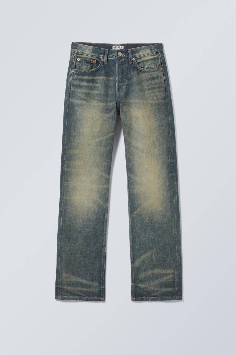 Orbit Mid Rise Regular Straight Leg Jeans von Weekday