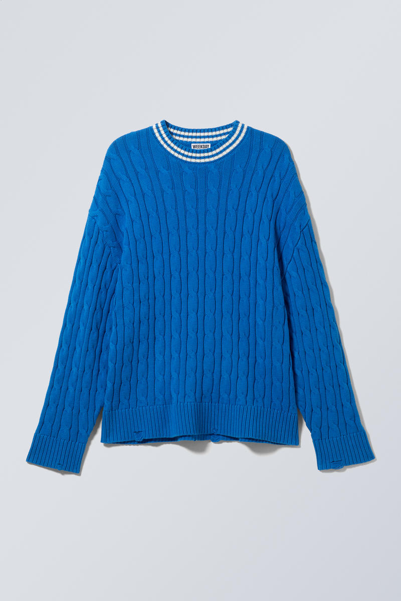 Oversized Cable Knit Sweater Oversized Cable Knit Sweater von Weekday