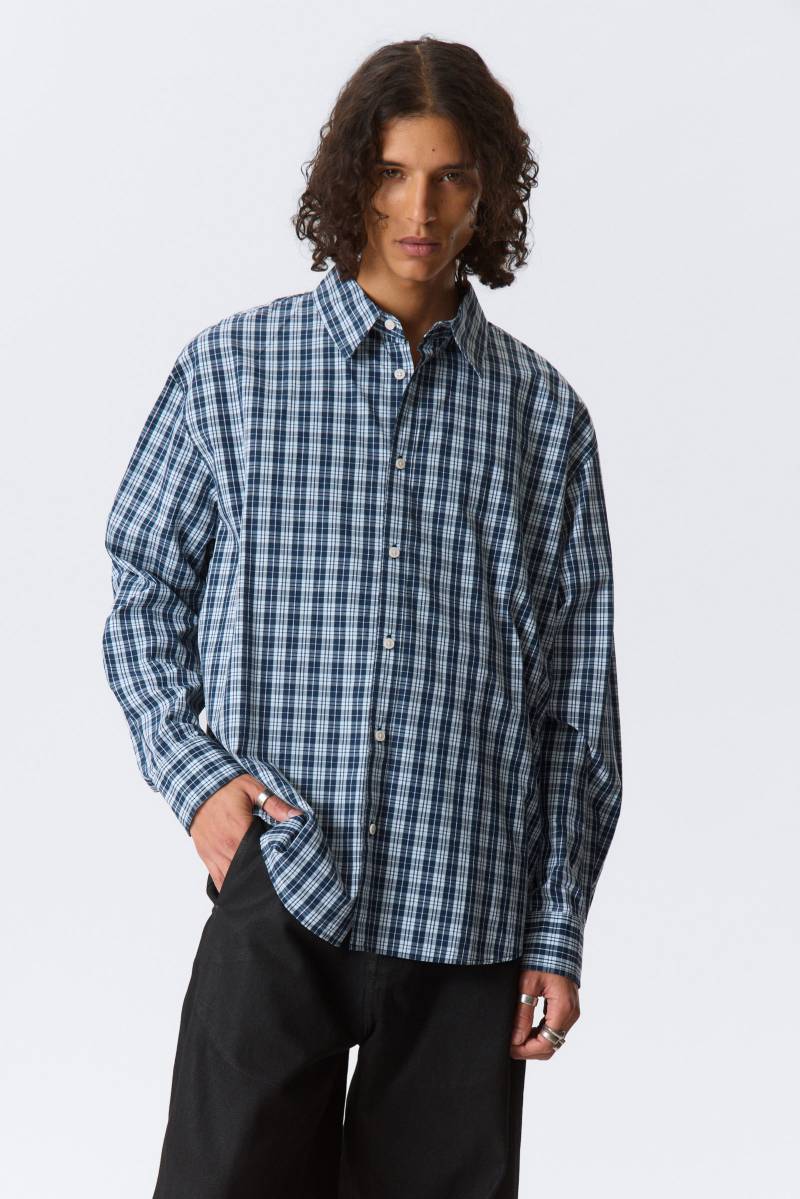 Oversized Checked Shirt von Weekday